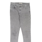 LEVI'S 720 High Rise Premium Womens Jeans Grey Slim Skinny W29 L30