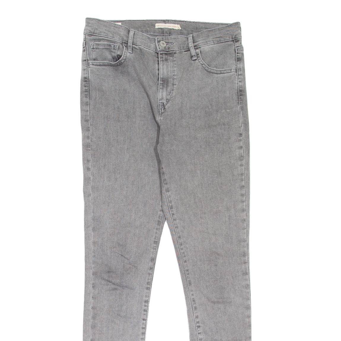 LEVI'S 720 High Rise Premium Womens Jeans Grey Slim Skinny W29 L30