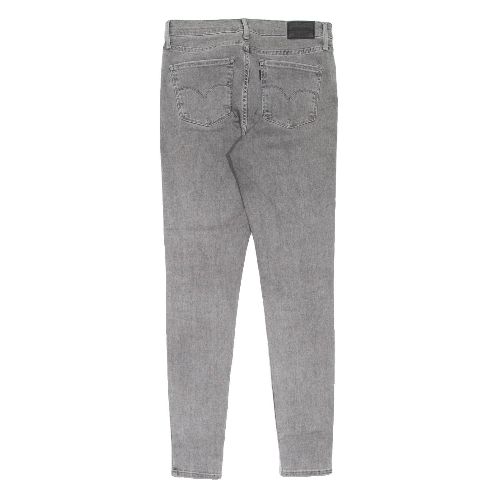 LEVI'S 720 High Rise Premium Womens Jeans Grey Slim Skinny W29 L30