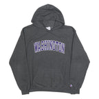 CHAMPION Mens Grey Washington Pullover Hoodie L Casual Cotton Blend Sweatshirt