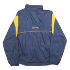 NIKE Mens Blue & Yellow West Virginia Storm-Fit Jacket S Polyester Zip Athletic