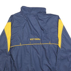 NIKE Mens Blue & Yellow West Virginia Storm-Fit Jacket S Polyester Zip Athletic