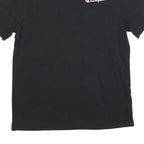 CHAMPION Mens Black Graphic T-Shirt L Short Sleeve Crew Neck Logo Print