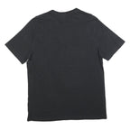 CHAMPION Mens Black Graphic T-Shirt L Short Sleeve Crew Neck Logo Print