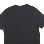 CHAMPION Mens Black Graphic T-Shirt L Short Sleeve Crew Neck Logo Print