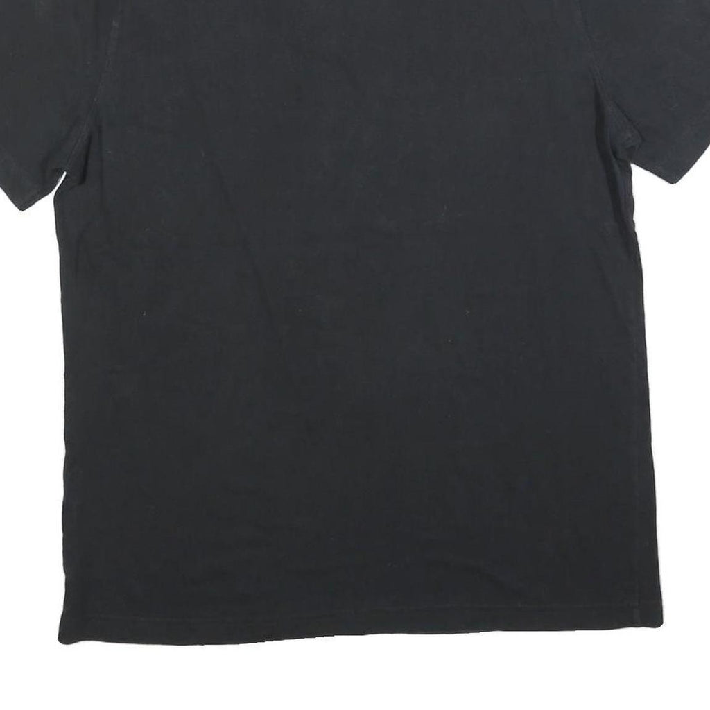 CHAMPION Mens Black Graphic T-Shirt L Short Sleeve Crew Neck Logo Print