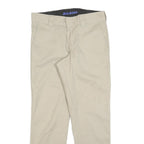 DICKIES Mens Regular Fit Beige Cotton Blend Trousers W31 L30 Workwear Zip