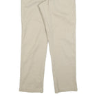DICKIES Mens Regular Fit Beige Cotton Blend Trousers W31 L30 Workwear Zip
