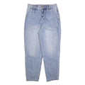 DKNY Womens Jeans Blue Relaxed Mom Denim Light W28 L28 Comfortable Casual