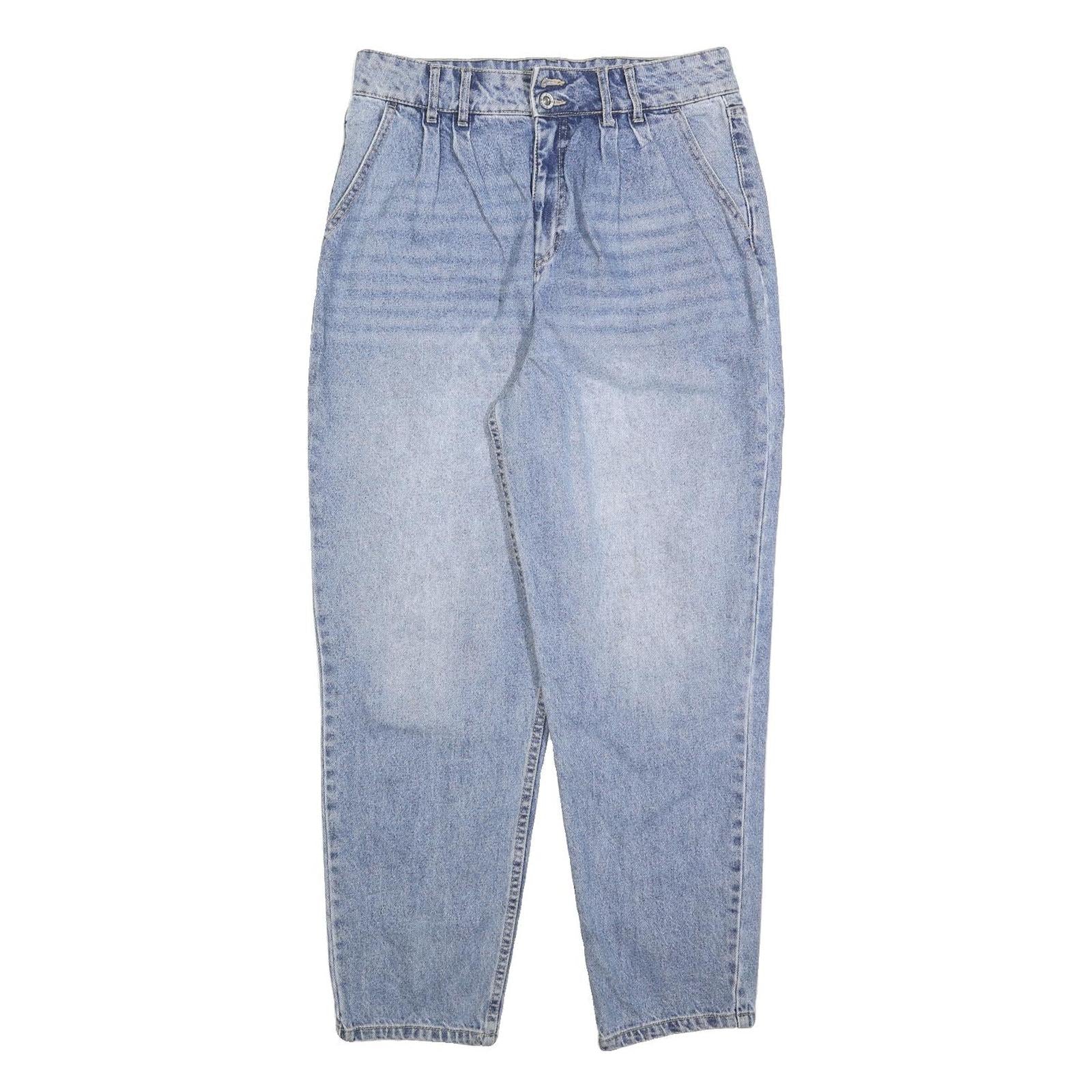 DKNY Womens Jeans Blue Relaxed Mom Denim Light W28 L28 Comfortable Casual