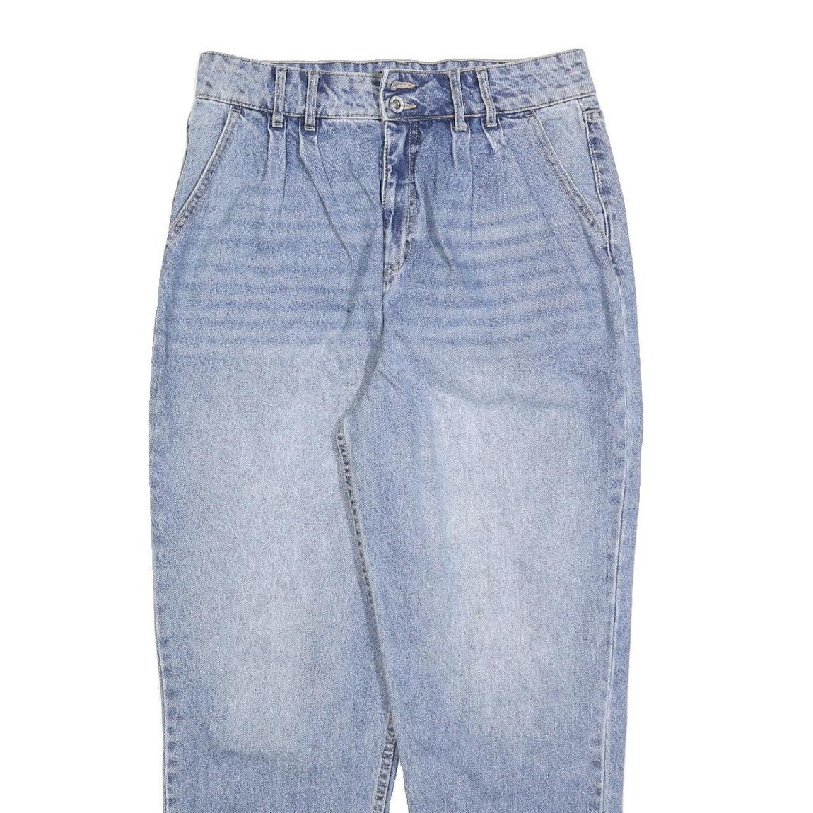 DKNY Womens Jeans Blue Relaxed Mom Denim Light W28 L28 Comfortable Casual