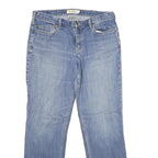 CARHARTT Womens Classic Blue Denim Straight Leg Jeans W34 L30 Cotton Blend Zip