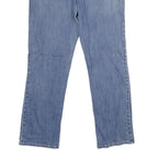 CARHARTT Womens Classic Blue Denim Straight Leg Jeans W34 L30 Cotton Blend Zip
