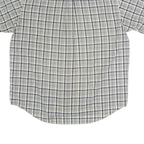 CHAPS RALPH LAUREN Mens White & Navy Checked Shirt XL Cotton Blend Casual