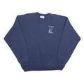 HANES Mens Navy Blue R Ranch Hornbrook Crew Neck XL Cotton Sweatshirt