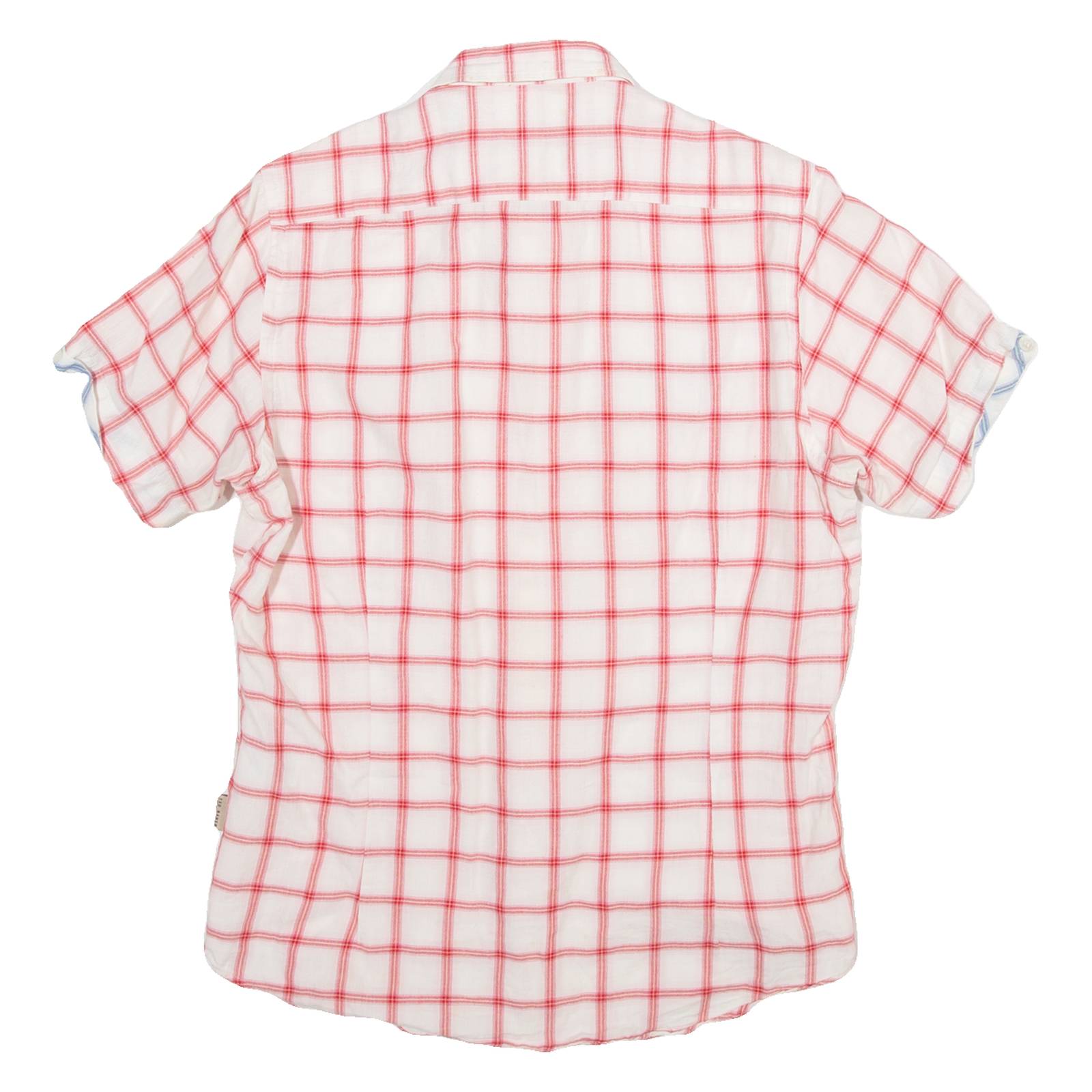 TED BAKER Mens Shirt Red Gingham S