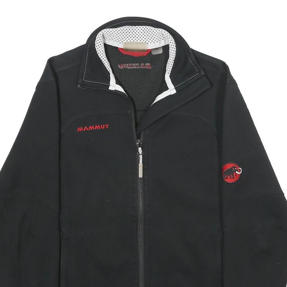 MAMMUT Womens Black Jacket XS Polyester Blend Zip Outdoor Casual Lightweight