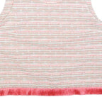 UTERQUE Womens Pink & Beige Sleeveless Scoop Neck Printed Top S Stylish Relaxed