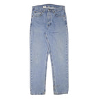 CARHARTT Mens Jeans Blue Regular Straight Denim Light W30 L31 Durable Casual