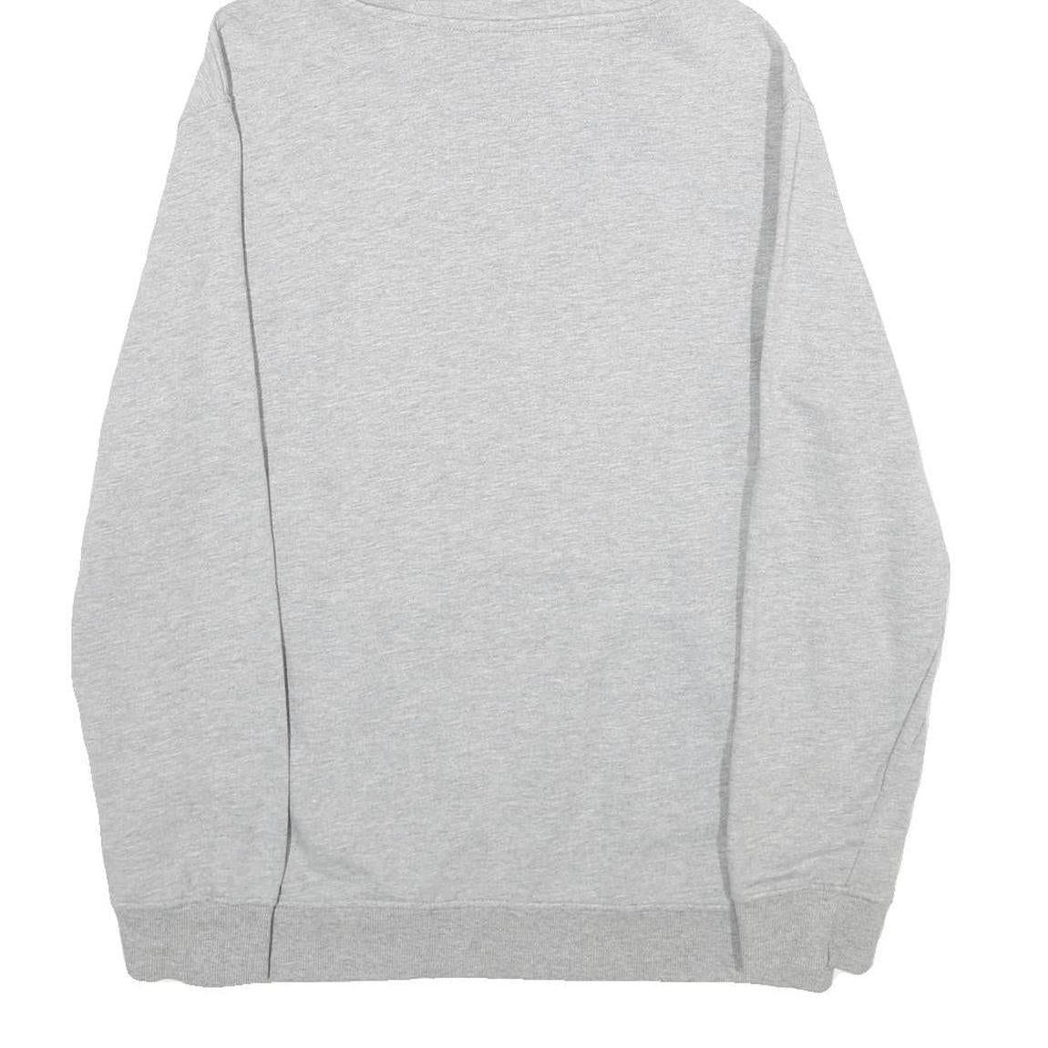 LOTTO Mens Grey Pullover Hoodie S Cotton Blend Casual Comfort