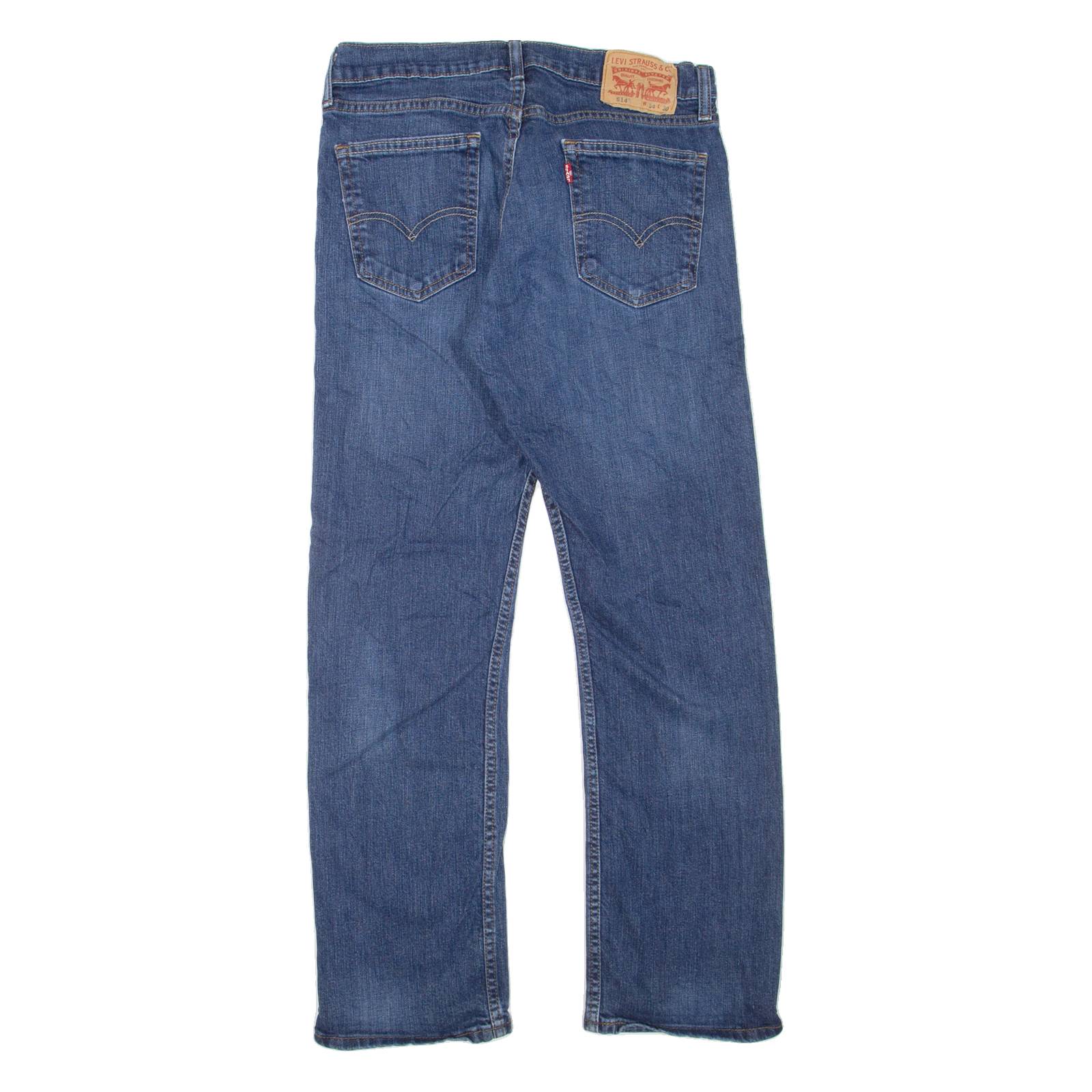 LEVI'S 514 Jeans Mens Blue Slim Straight W30 L30