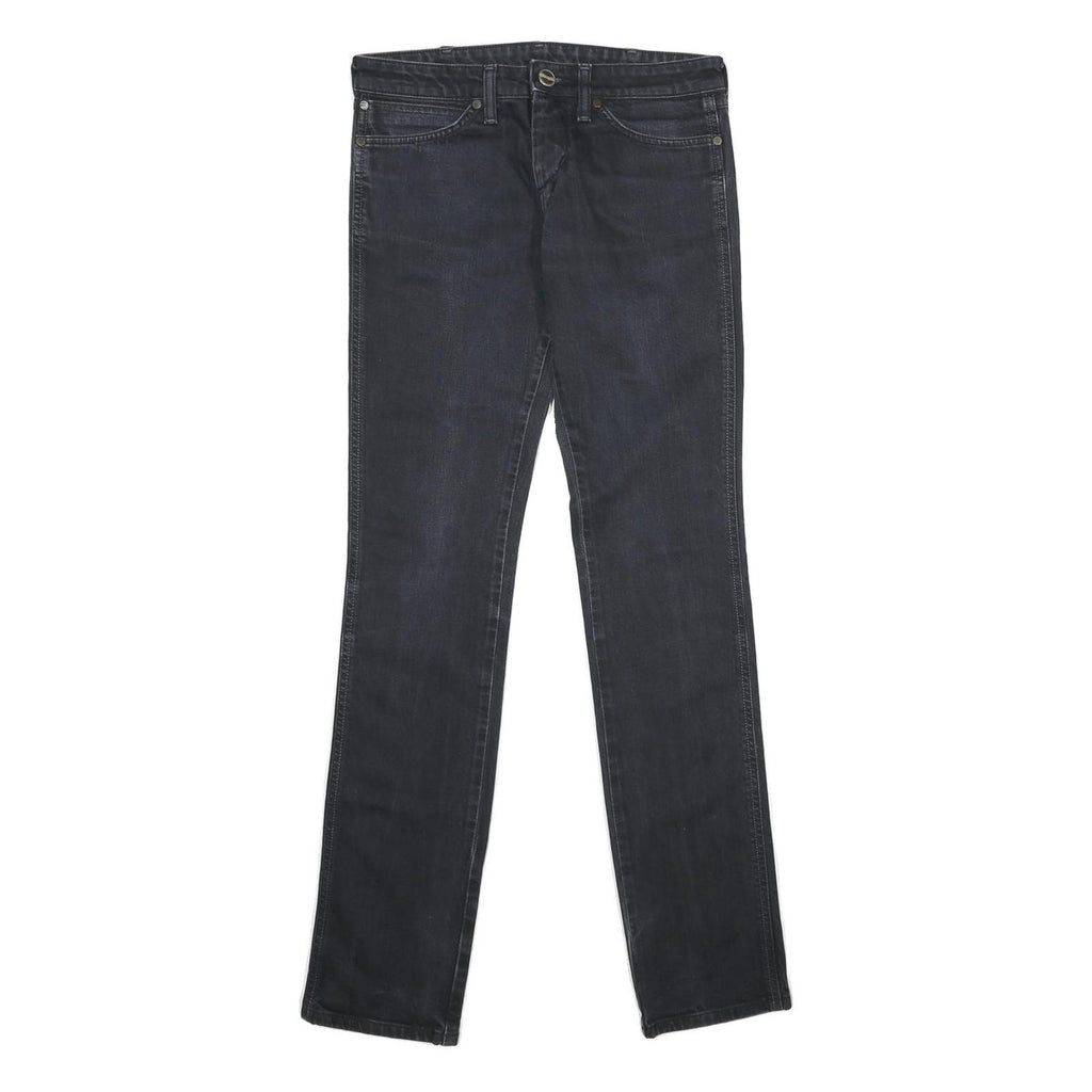 WRANGLER Womens Jeans Blue Regular Straight Denim Medium W28 L34 Classic Zip