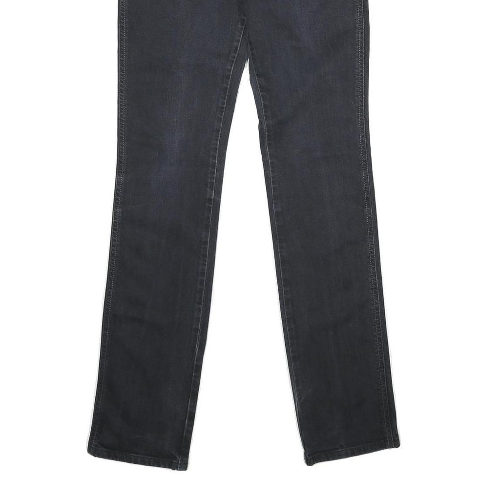 WRANGLER Womens Jeans Blue Regular Straight Denim Medium W28 L34 Classic Zip