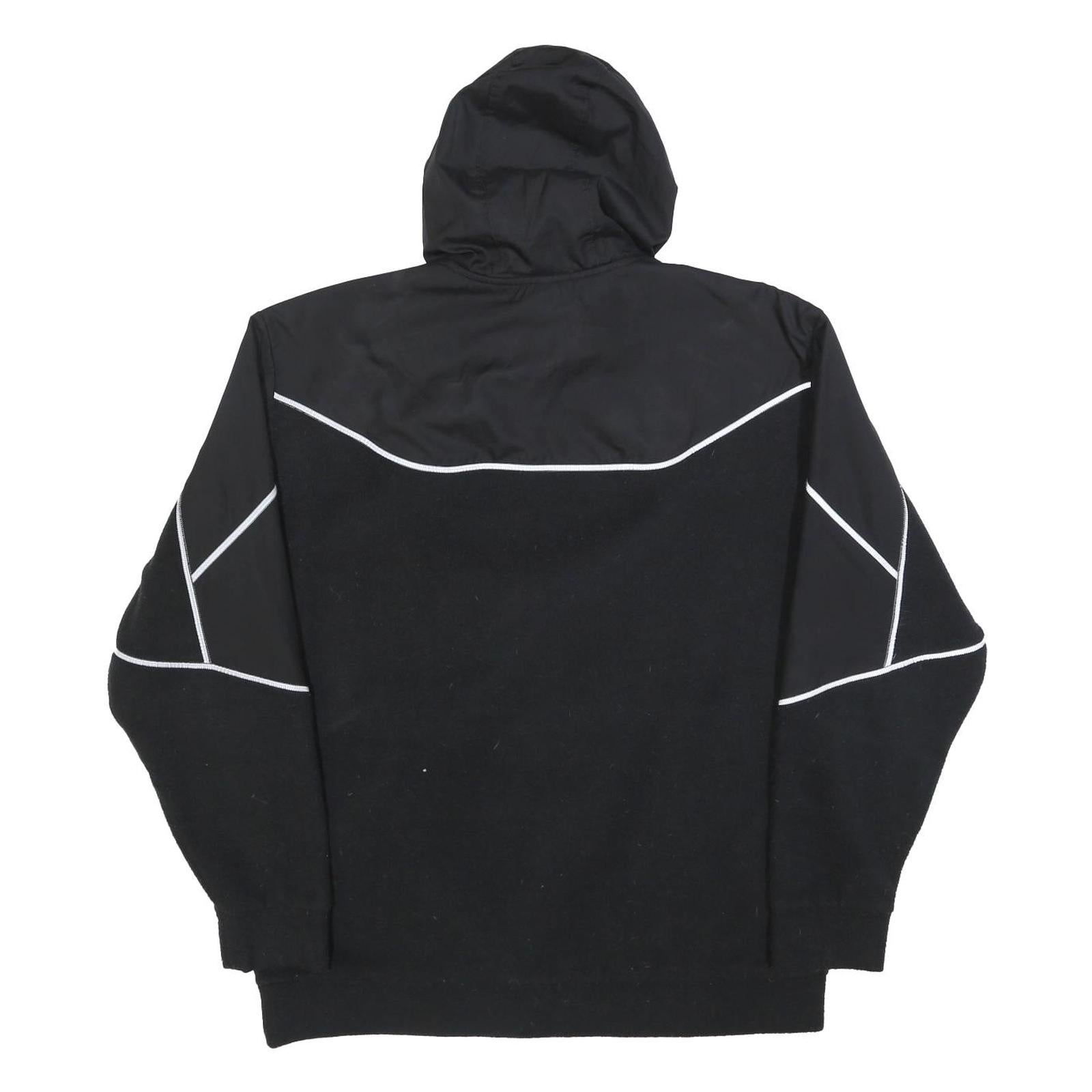 ADIDAS Mens Black Pullover Hoodie L Sportswear Hooded Sweatshirt
