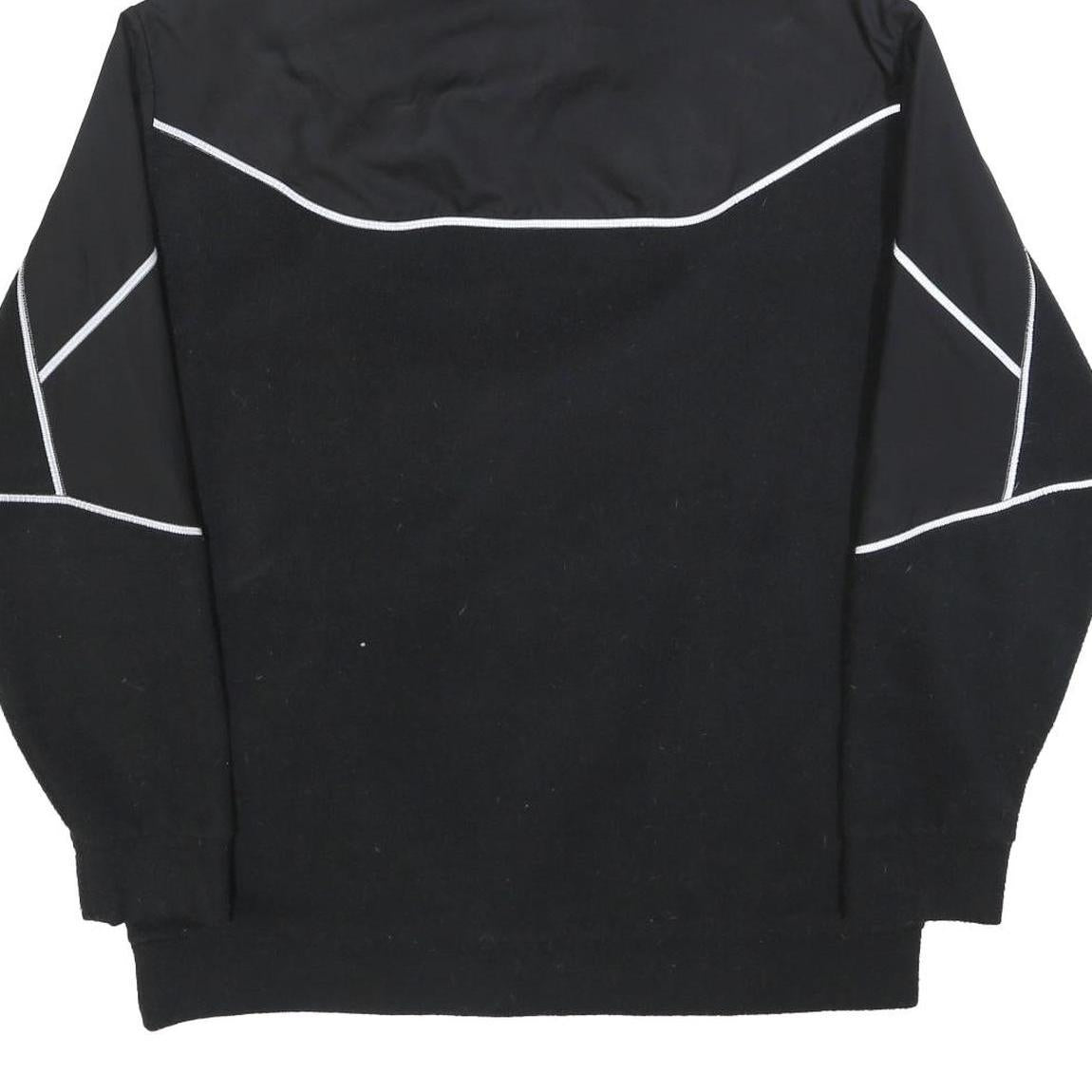 ADIDAS Mens Black Pullover Hoodie L Sportswear Hooded Sweatshirt