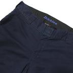 DICKIES Mens Polyester Blend Navy Regular Straight Trousers W34 L30 Workwear