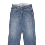 LEVI'S Mens Regular Fit Blue Denim Jeans W28 L28 Zip Closure Classic Cotton