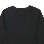 TOMMY HILFIGER Mens Black Crew Neck S Sweatshirt Cotton Blend Pullover