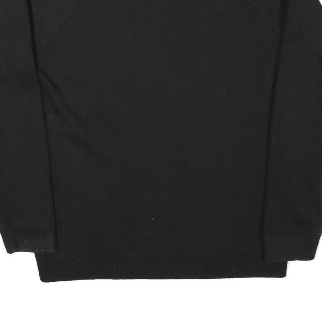 TOMMY HILFIGER Mens Black Crew Neck S Sweatshirt Cotton Blend Pullover
