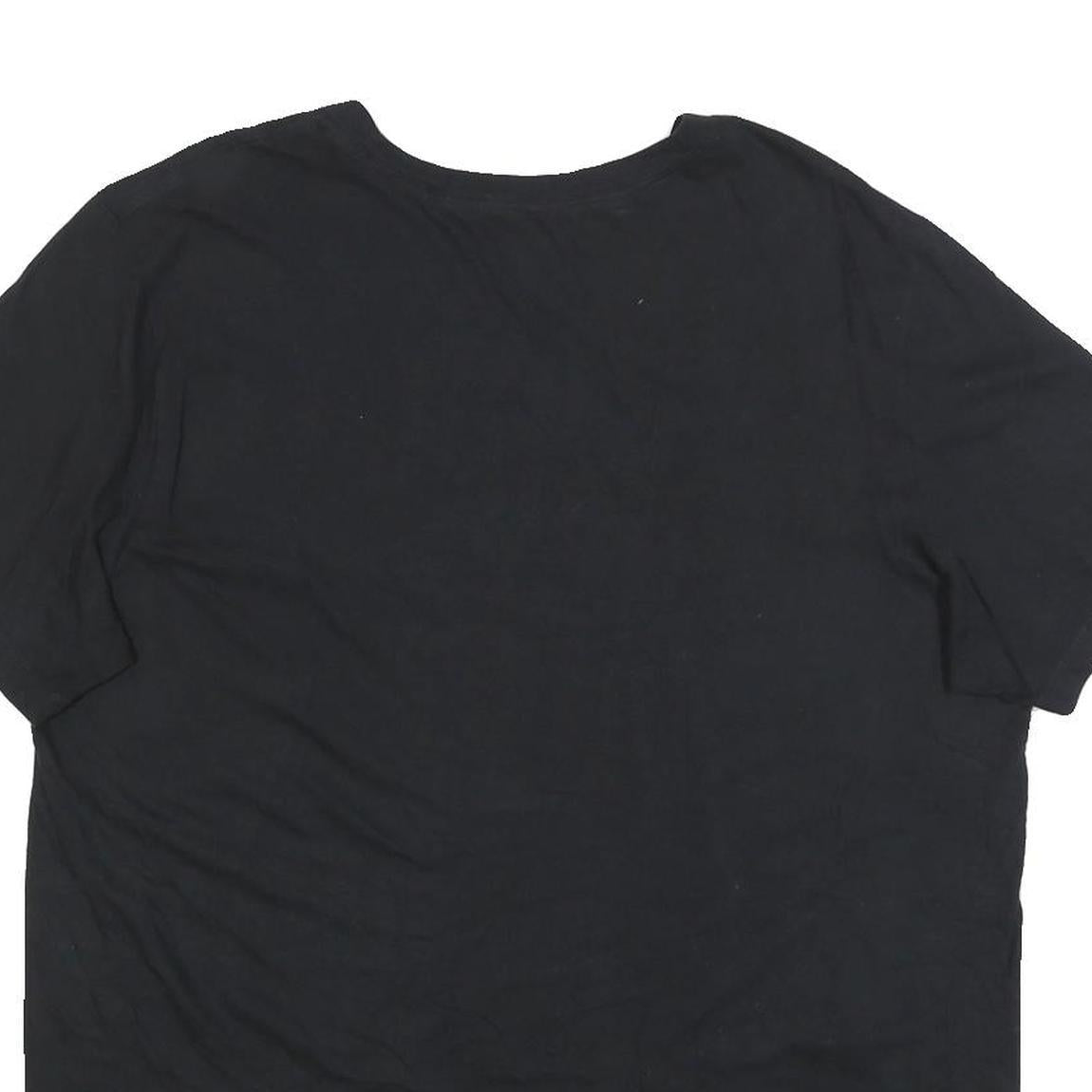 NIKE Mens Black Graphic T-Shirt XL Short Sleeve Crew Neck Sportswear Casual