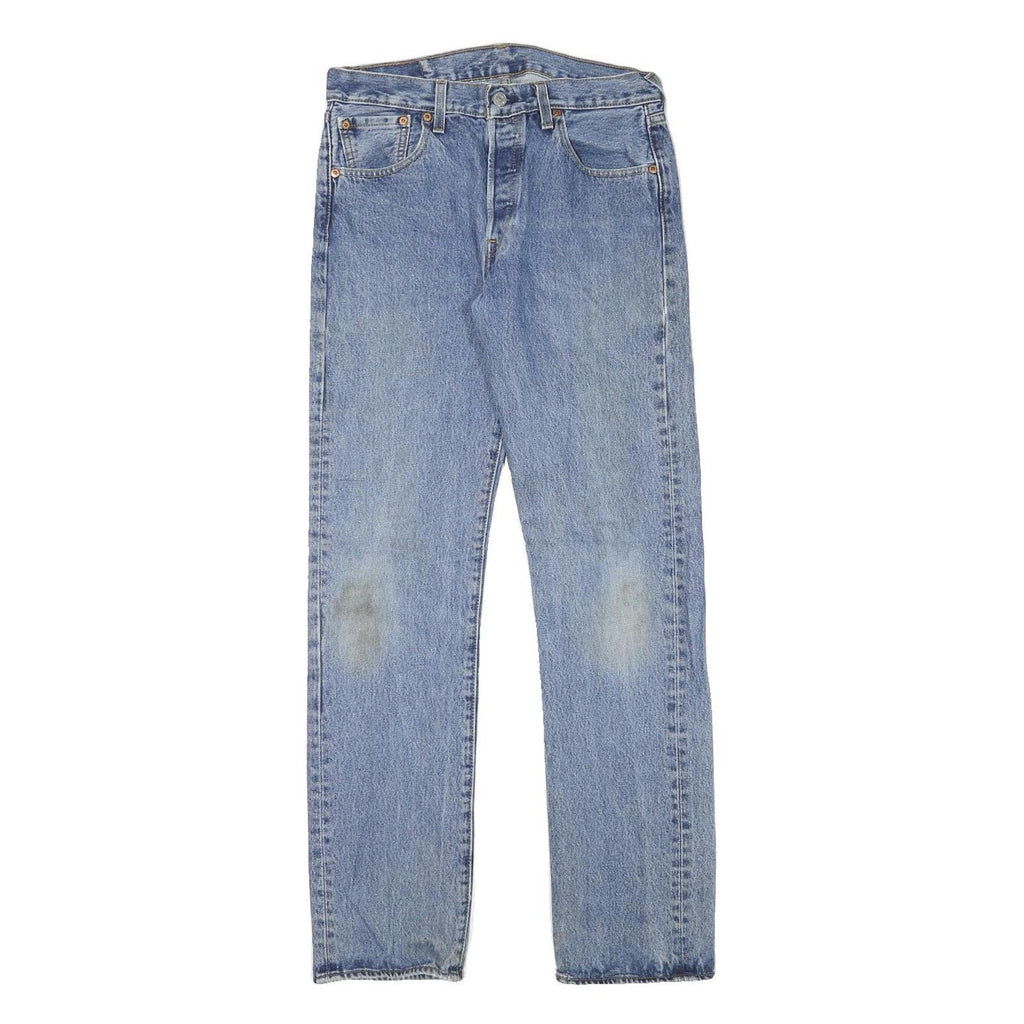 LEVI'S 501 Mens Regular Fit Straight Denim Light W29 L31 Classic Button Fly