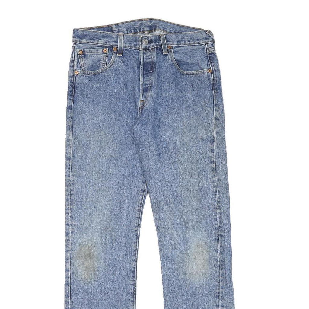 LEVI'S 501 Mens Regular Fit Straight Denim Light W29 L31 Classic Button Fly