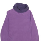 QUECHUA Womens Purple Plain Roll Neck Basic Knit L Jumper Outdoor Polyester