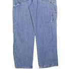 DICKIES Mens Relaxed Jeans Blue Denim W38 L30 Workwear Carpenter Casual Zip