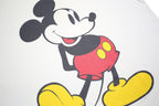 DISNEY Womens White Mickey Mouse Graphic T-Shirt One Size Short Sleeve Crew Neck