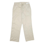 RED KAP Womens Cotton Beige Regular Fit Straight Leg Trousers W30 L30 Workwear