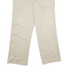 RED KAP Womens Cotton Beige Regular Fit Straight Leg Trousers W30 L30 Workwear