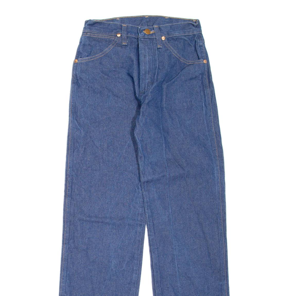 WRANGLER Womens Jeans Blue Regular Straight W24 L32