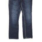 SILVER Womens Jeans Blue Regular Straight Denim Medium W28 L24 Stylish Contrast