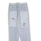 Mens Blue Relaxed Straight Denim Light W30 L30 Casual Workwear Jeans