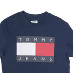 TOMMY JEANS Cropped Womens T-Shirt Blue S