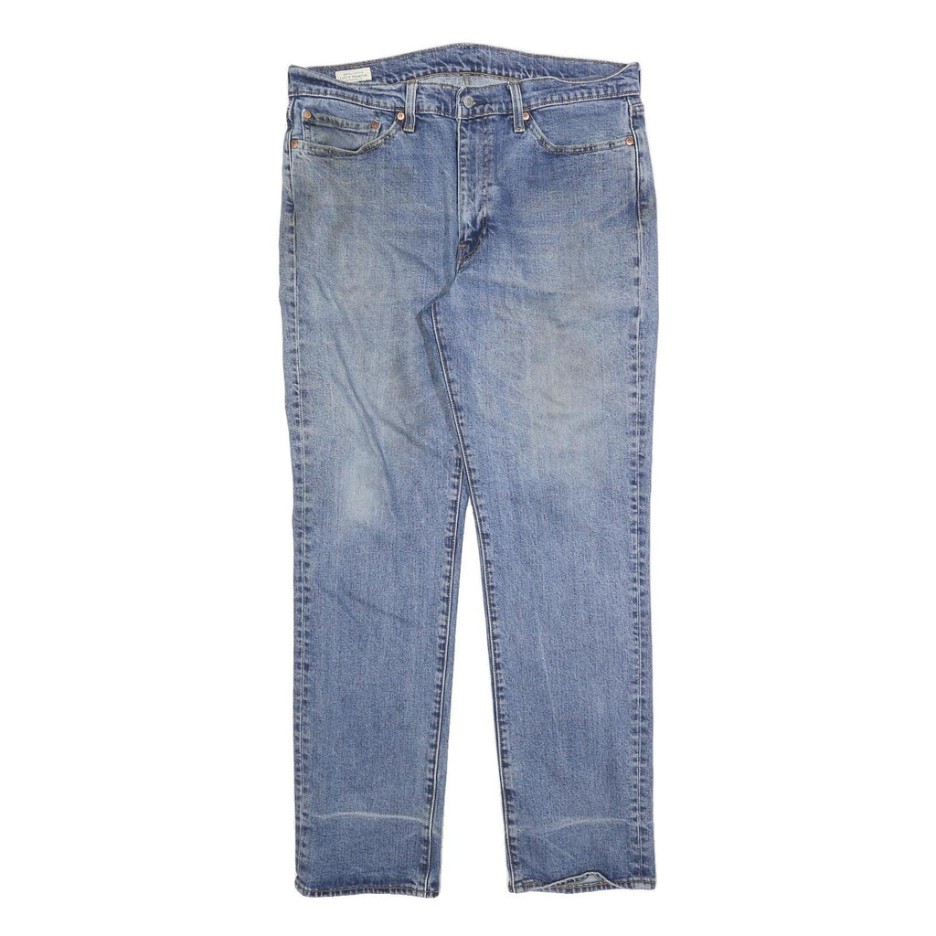LEVI'S 511 Slim Mens Jeans Blue Slim Skinny Denim Light Cotton Blend W36 L32 Zip