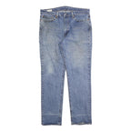 LEVI'S 511 Slim Mens Jeans Blue Slim Skinny Denim Light Cotton Blend W36 L32 Zip