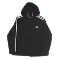 ADIDAS Womens Black Hoodie XL Cotton Pullover Casual Sportswear