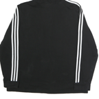 ADIDAS Womens Black Hoodie XL Cotton Pullover Casual Sportswear