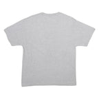 CHAMPION Mens Grey Graphic T-Shirt L Short Sleeve Crew Neck Cotton Casual